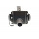 Lock with mounting platform for Ø 22, 25 mm tube