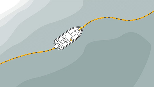 Follow the depth contour